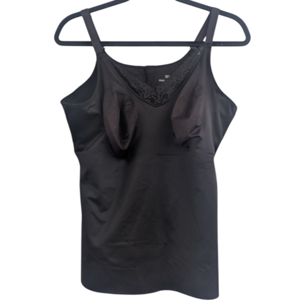 Ruby Ribbon Black Diva Lace Cami Style 1810. Size 44